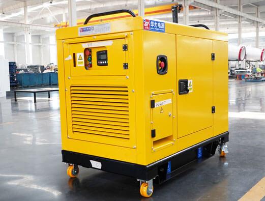 Silent diesel generator set